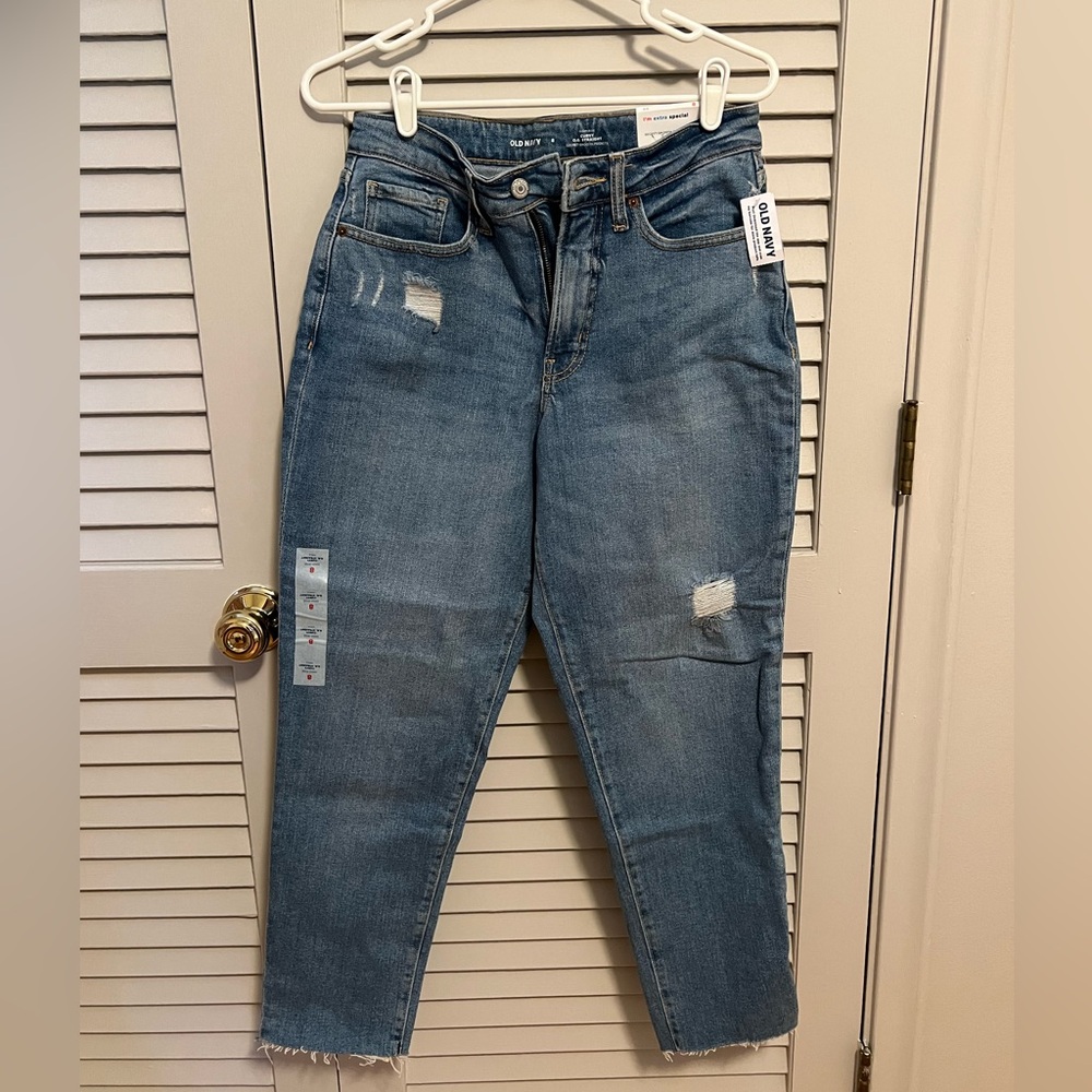 NWT hi-rise curvy OG straight jeans